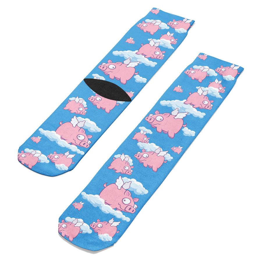 Flying Pigs Crew Socks