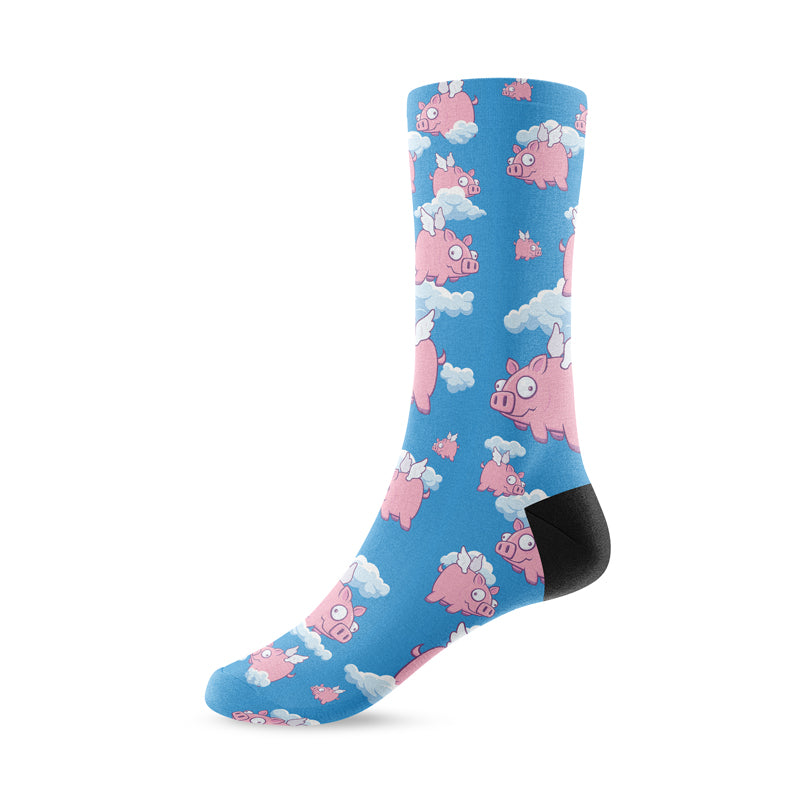 Flying Pigs Crew Socks