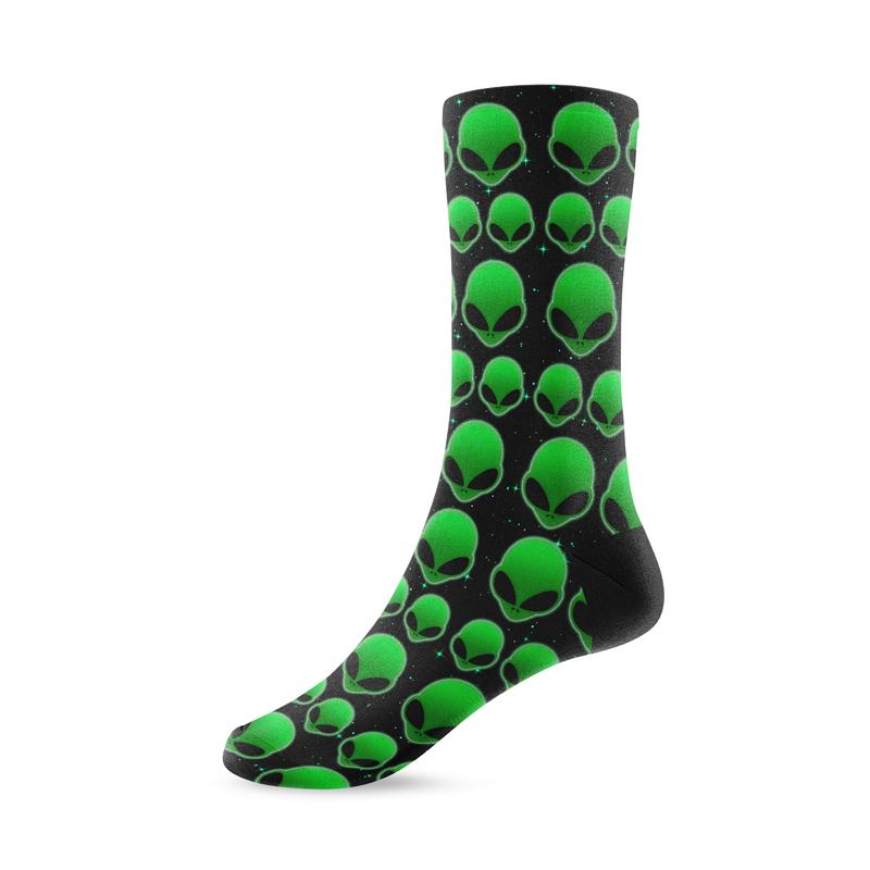 Aliens Crew Socks - Footnotes Novelty Socks