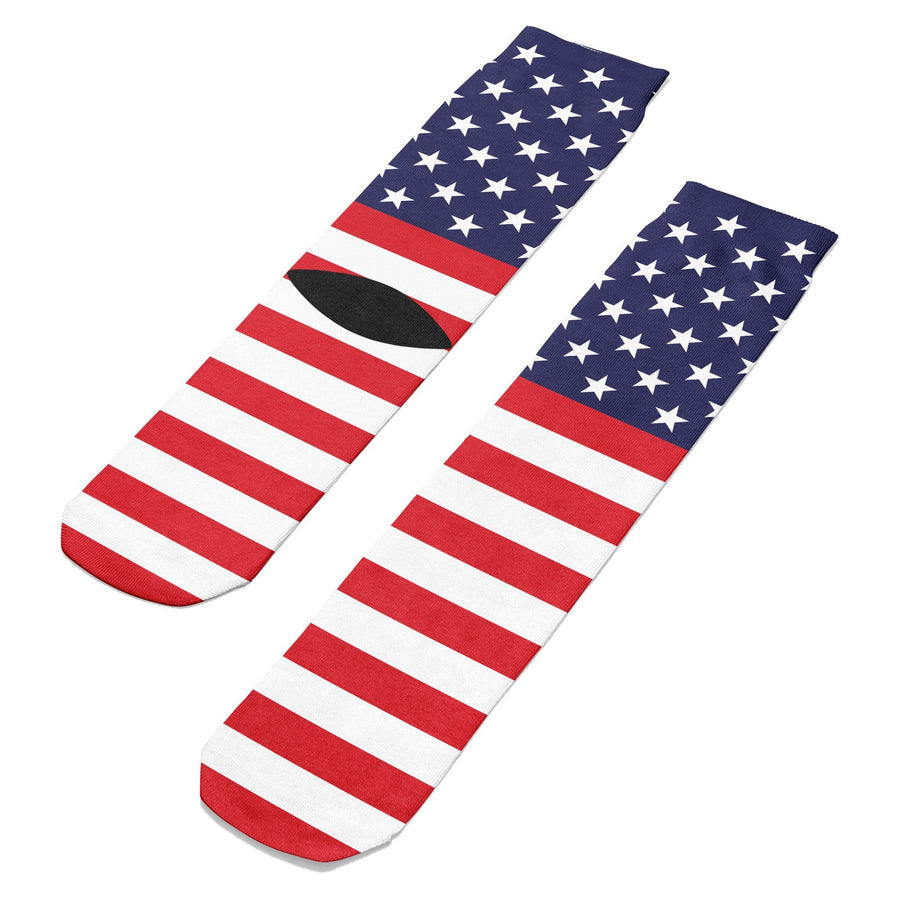 American Flag Crew Socks - Footnotes Novelty Socks