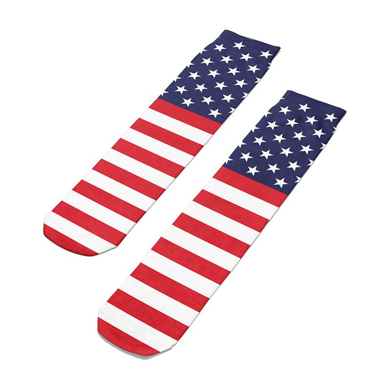 American Flag Knee Socks - Footnotes Novelty Socks