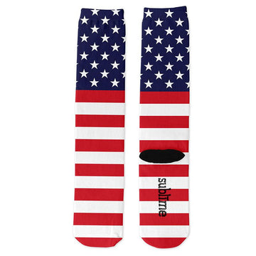 American Flag Knee Socks - Footnotes Novelty Socks