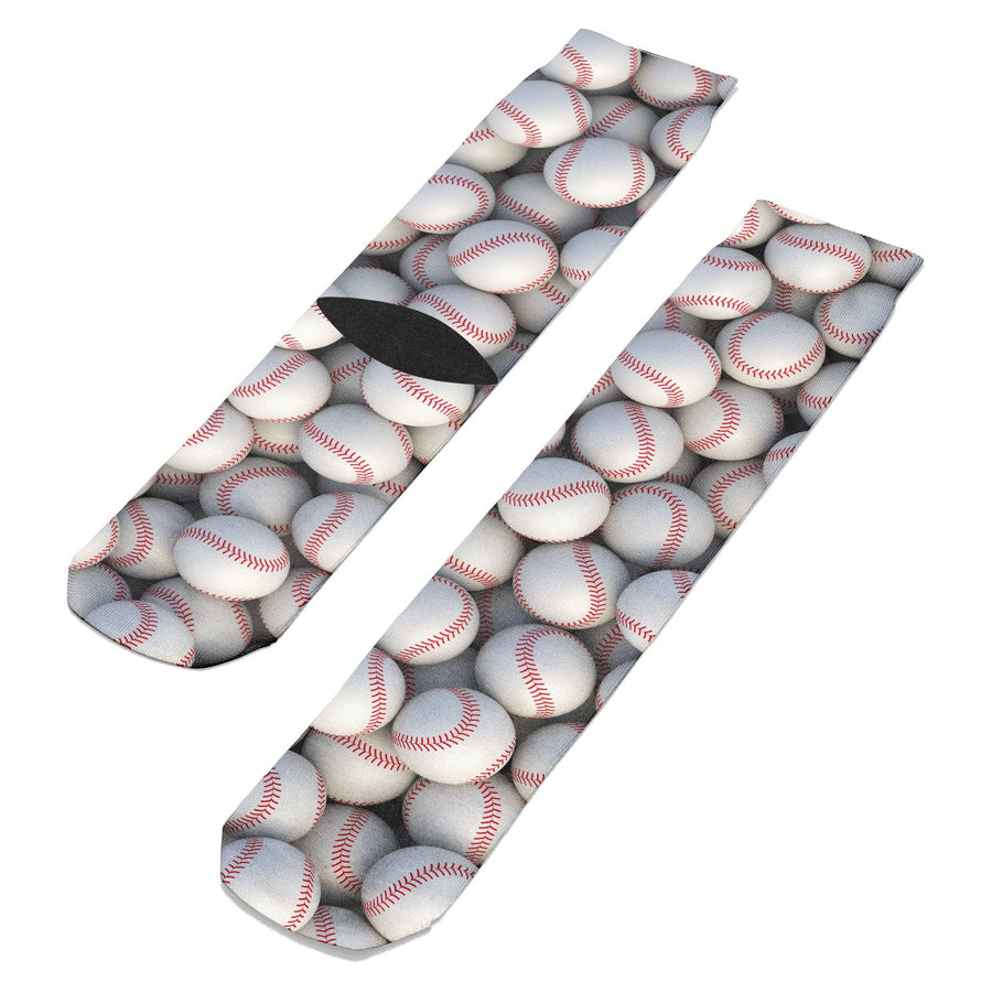 Baseball Crew Socks - Footnotes Novelty Socks