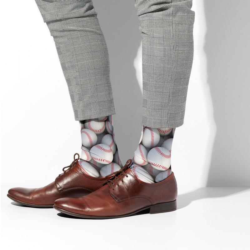 Baseball Knee Socks - Footnotes Novelty Socks