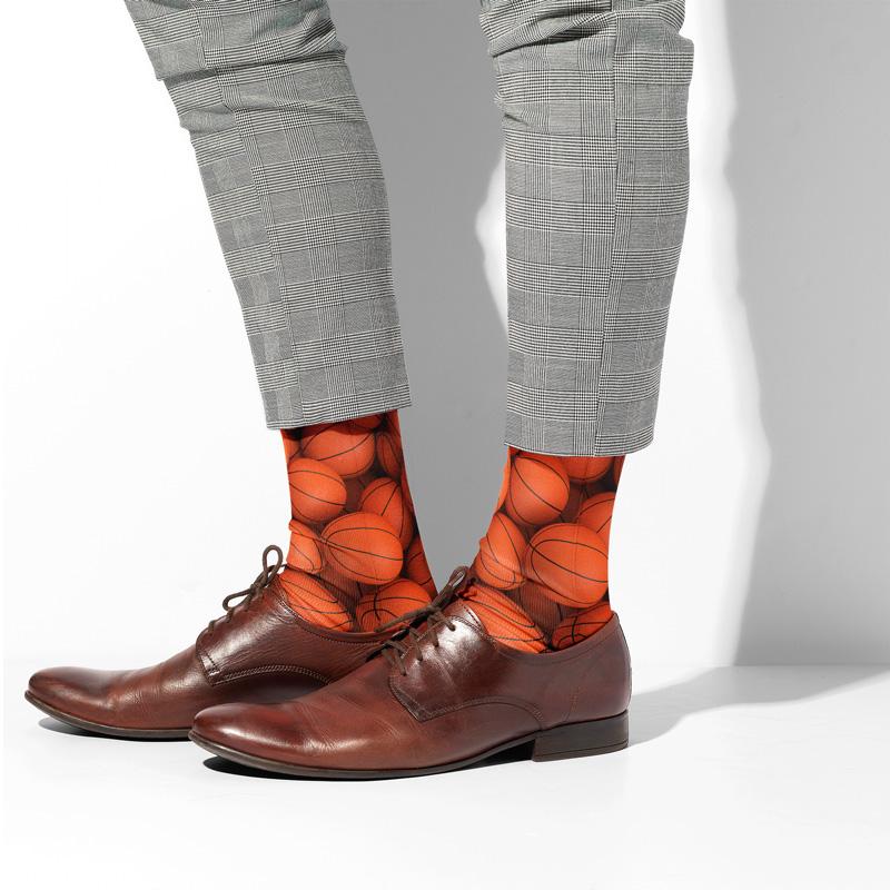 Basketball Knee Socks - Footnotes Novelty Socks