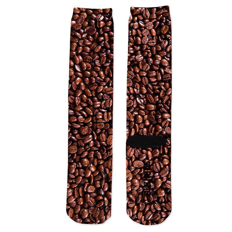 Coffee Beans Knee Socks - Footnotes Novelty Socks