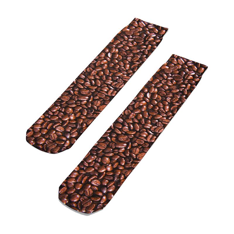 Coffee Beans Knee Socks - Footnotes Novelty Socks