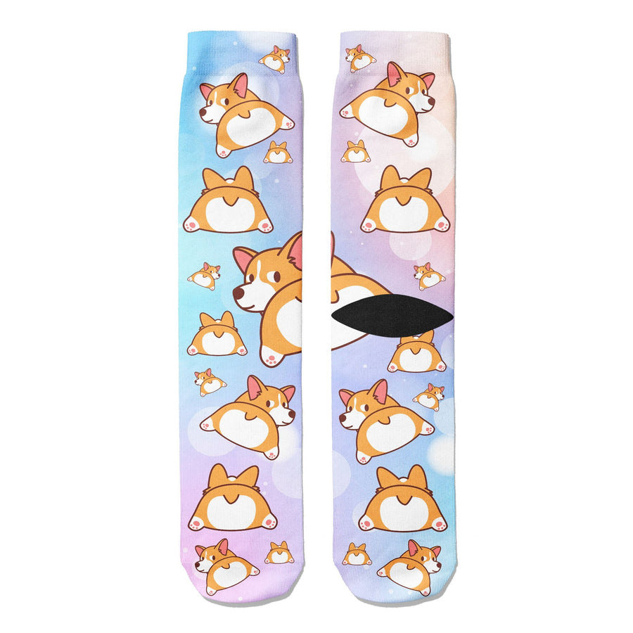 Corgi Dog Crew Socks - Footnotes Novelty Socks