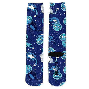 Space Cats Knee Socks - Footnotes Novelty Socks