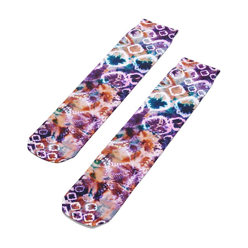 Tie Dye Overlay Knee Socks - Footnotes Novelty Socks